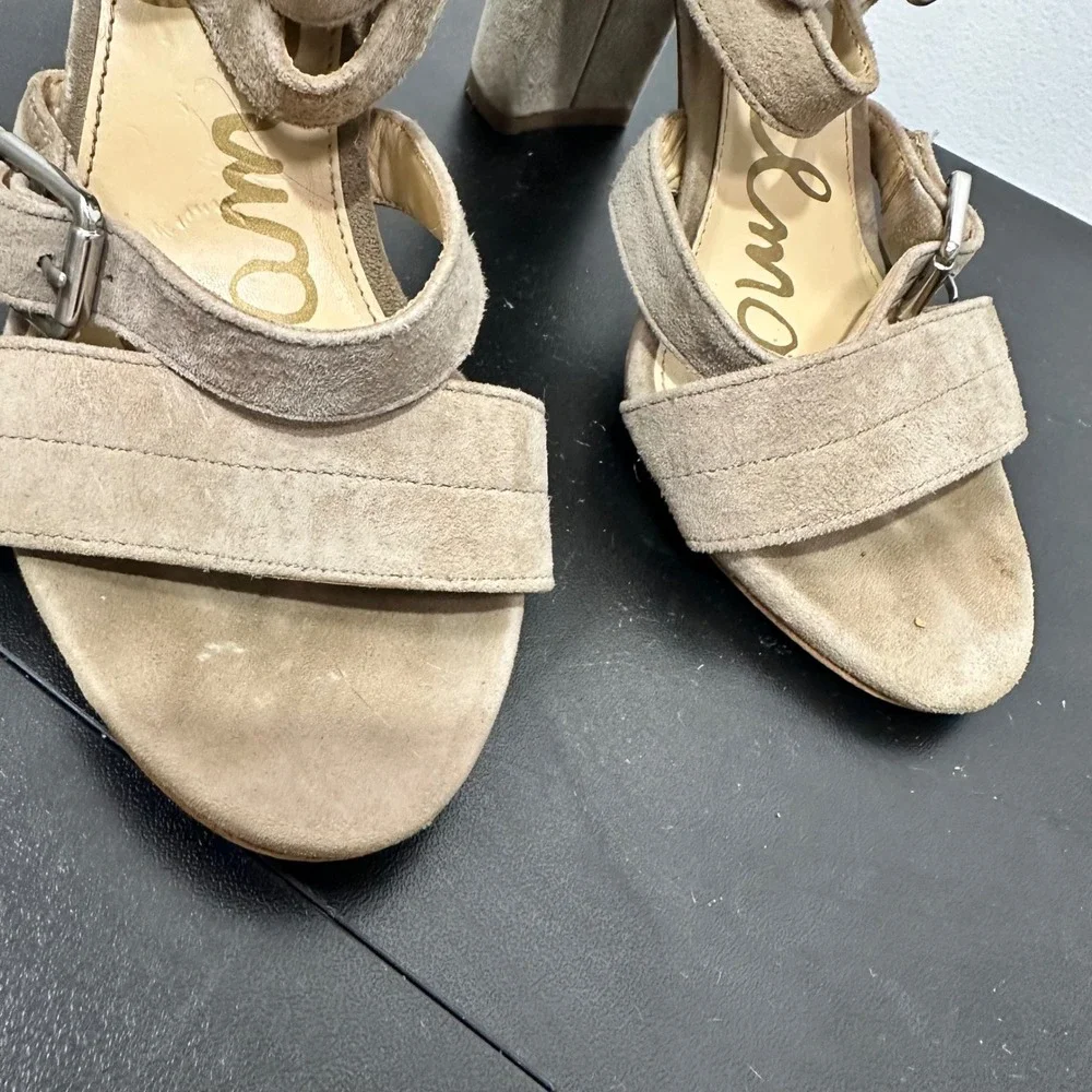 Sam Edelman‎ Womens Yasmina Suede Buckle Sandals Gladiator 7